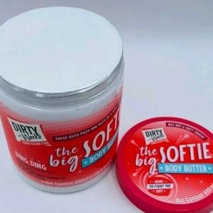 COPY - Dirty Works THE BIG SOFTIE BODY BUTTER w/ Shea + Cocoa Butter 20.3 oz LA…